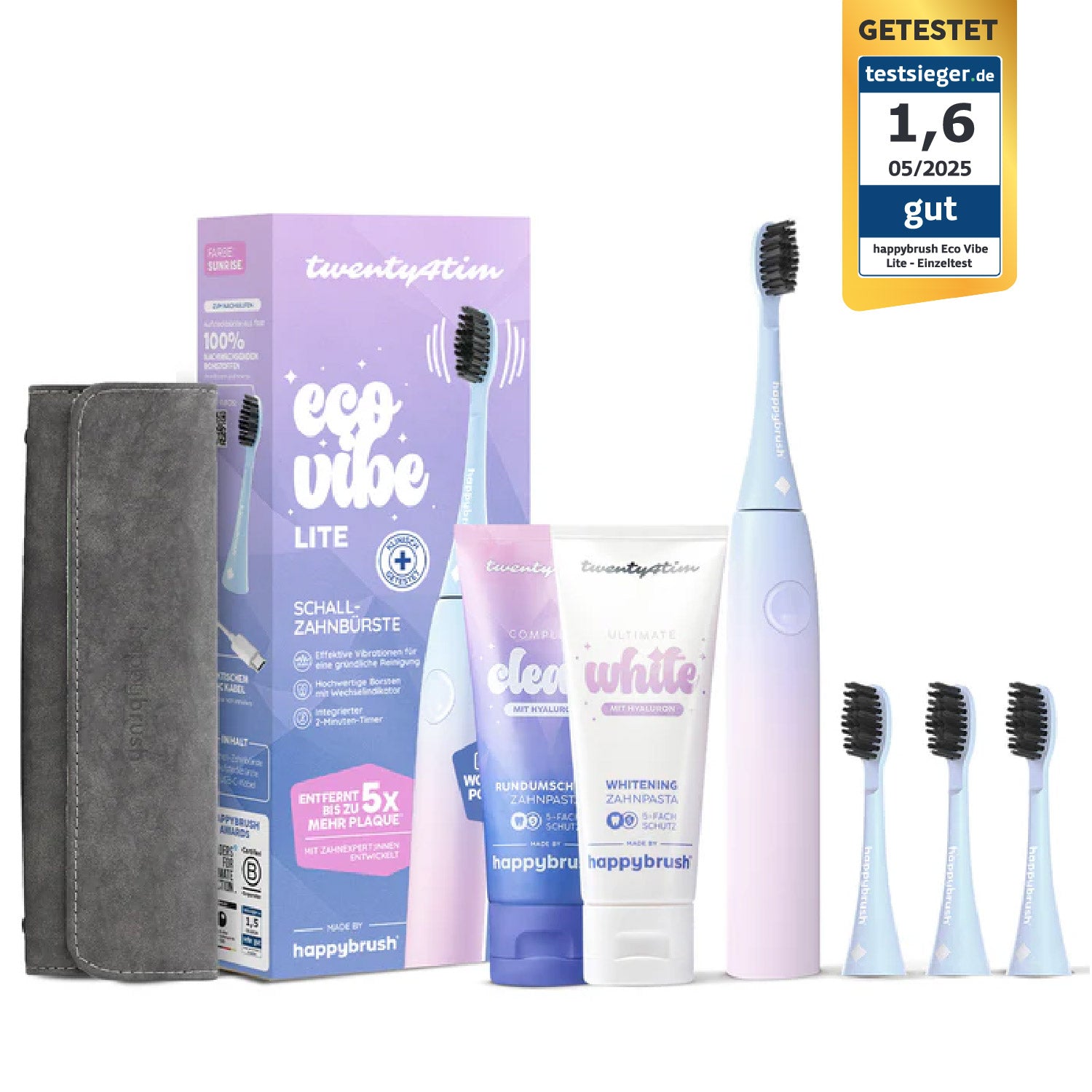 Schallzahnbürste Eco Vibe LITE | twenty4tim Edition