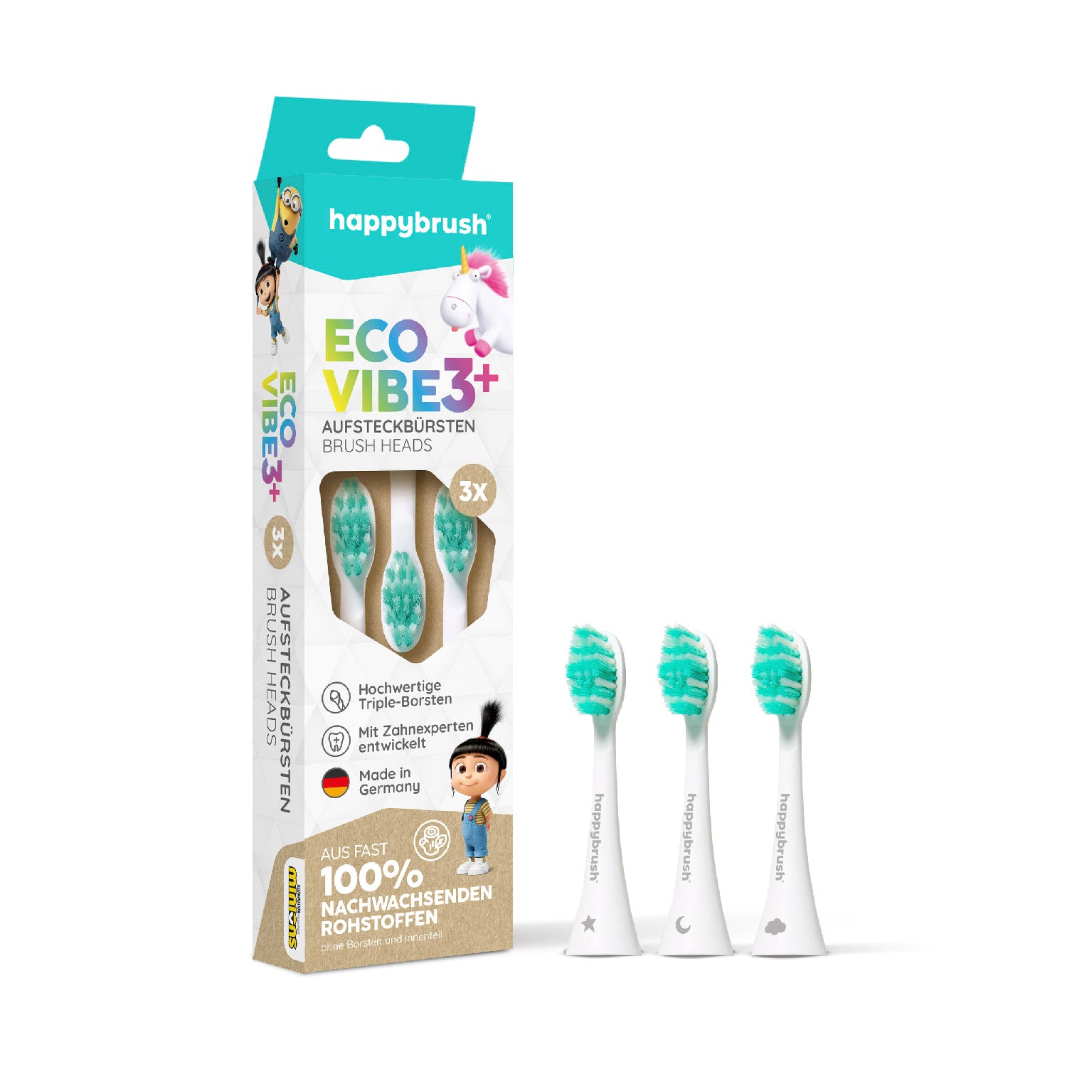 Aufsteckbürsten Eco Vibe 3+ | Agnes