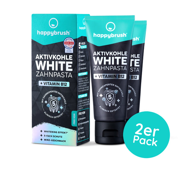Aktivkohle White Zahnpasta Aktivkohle White Zahnpasta