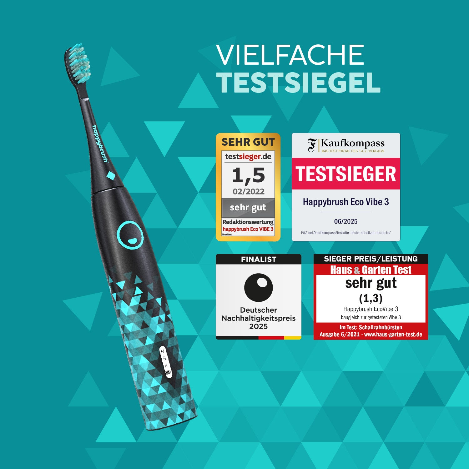 Schallzahnbürste Eco Vibe 3 | NTV Exklusiv