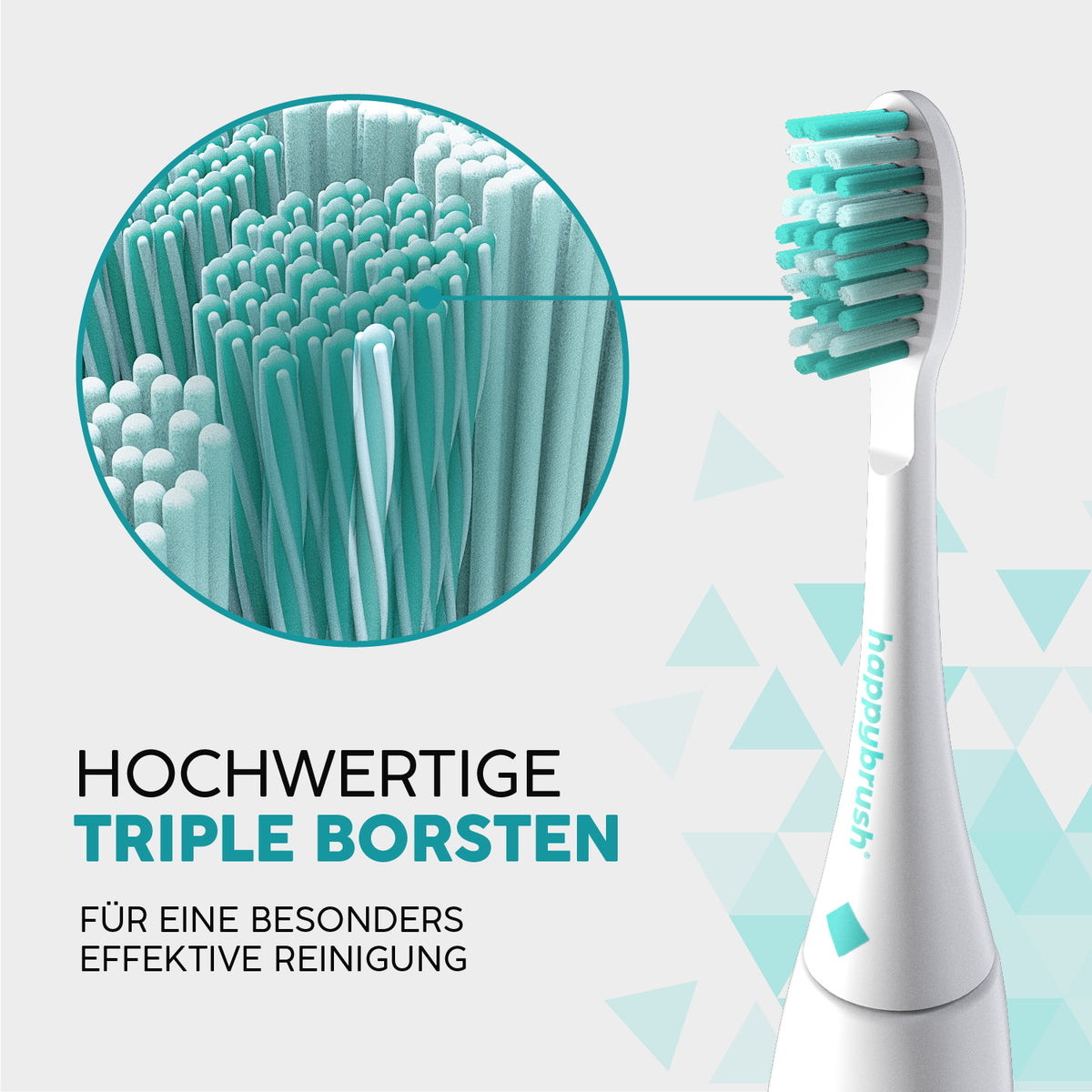 Aufsteckbürsten Eco Vibe 3+ | White-Mint