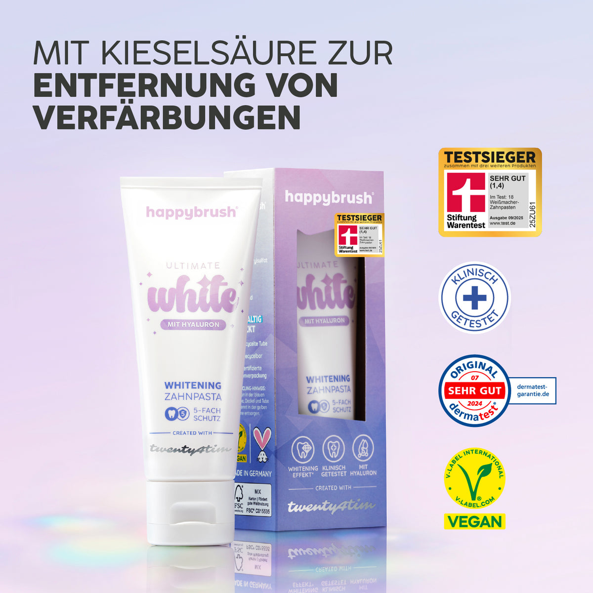 Zahnpasta Probierset Mittel