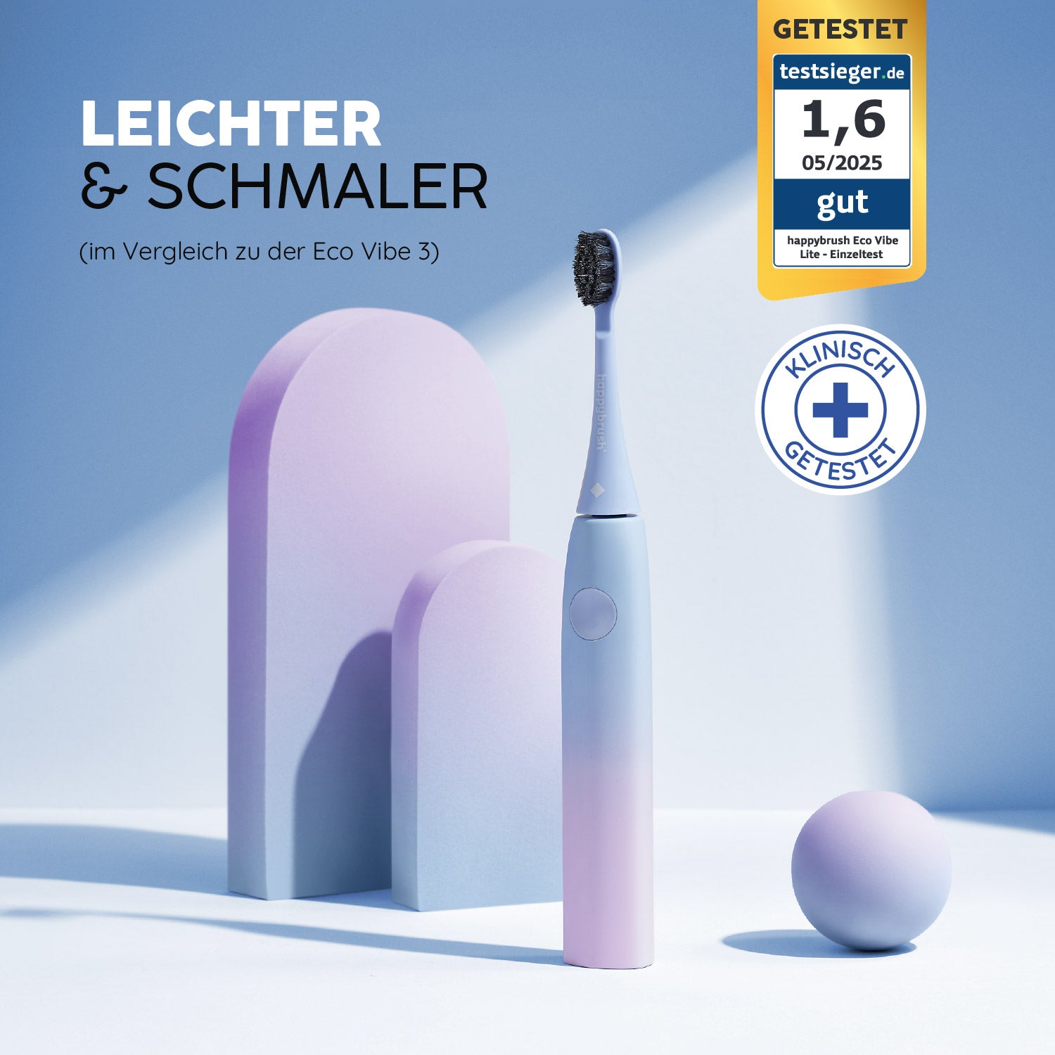 Schallzahnbürste Eco Vibe LITE | twenty4tim Edition