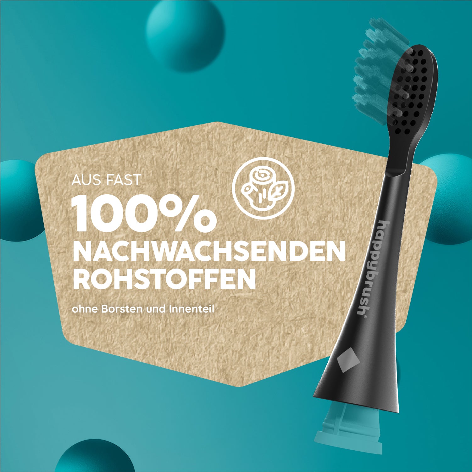 Aufsteckbürsten Eco Vibe 3+ | Allblack