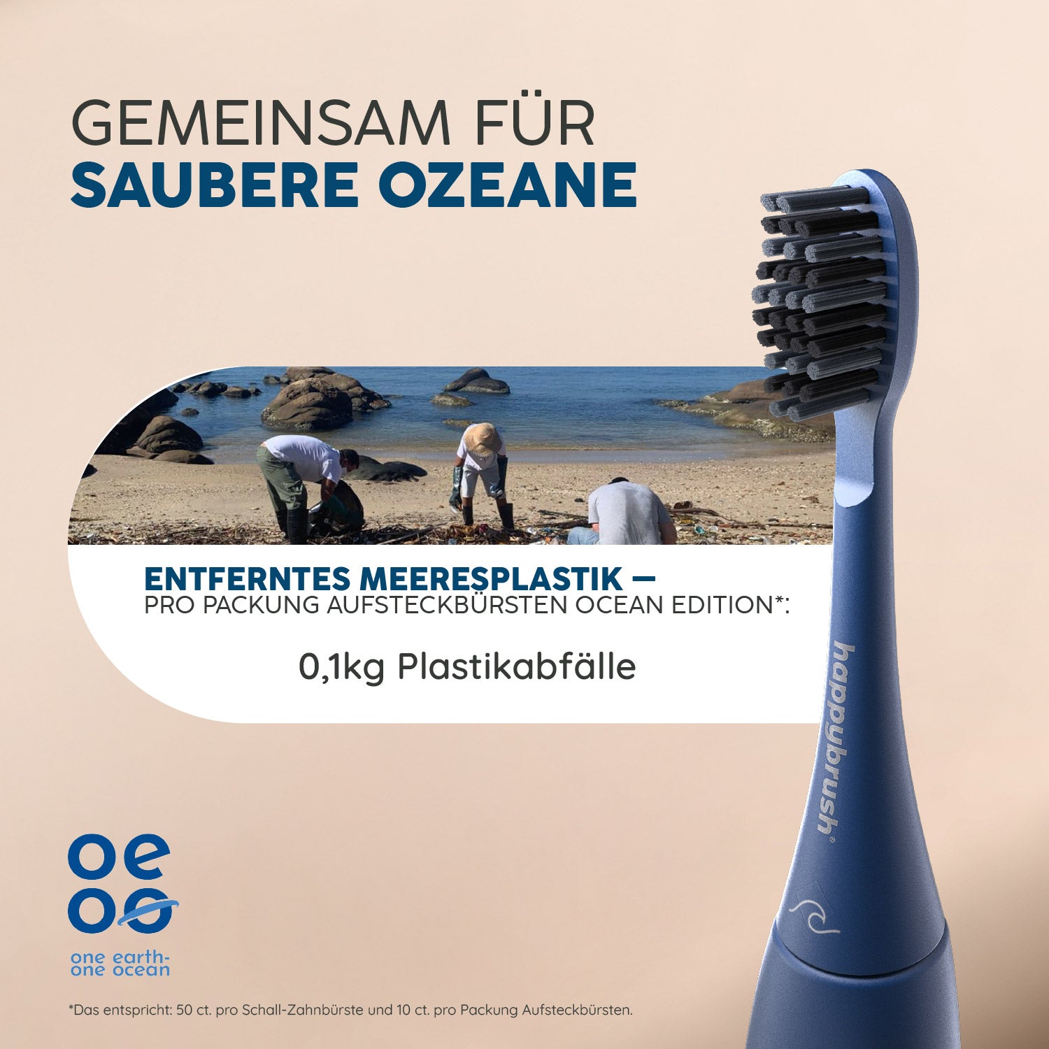 Aufsteckbürsten Eco Vibe 3+ | Ocean