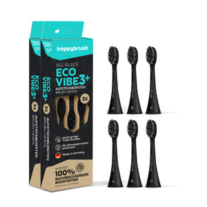 Aufsteckbürsten Eco Vibe 3+ | Allblack