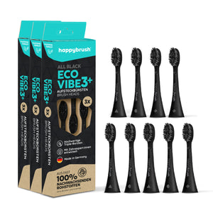 Aufsteckbürsten Eco Vibe 3+ | Allblack