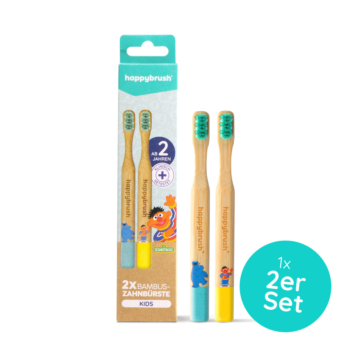 Bambus-Zahnbürste Sesamstrasse