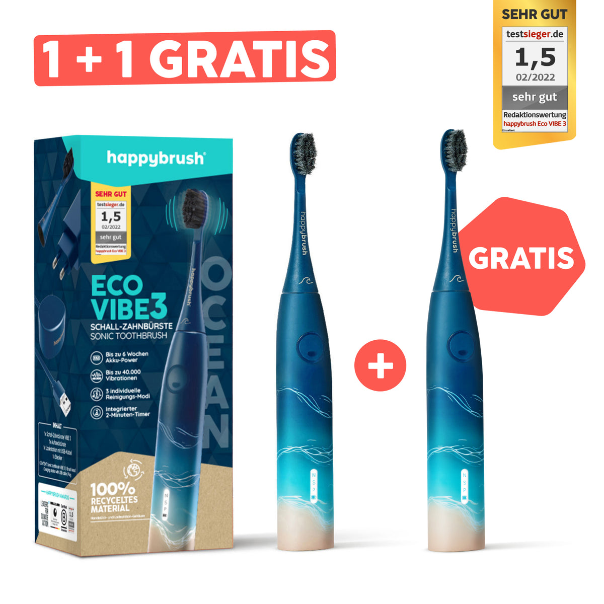 Eco Vibe 3 | Ocean + 1 gratis