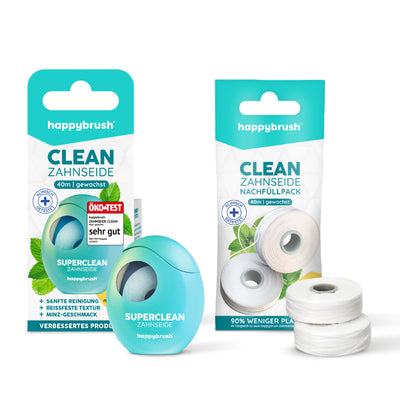 Refill Set | Superclean Zahnseide + Nachfüllpack