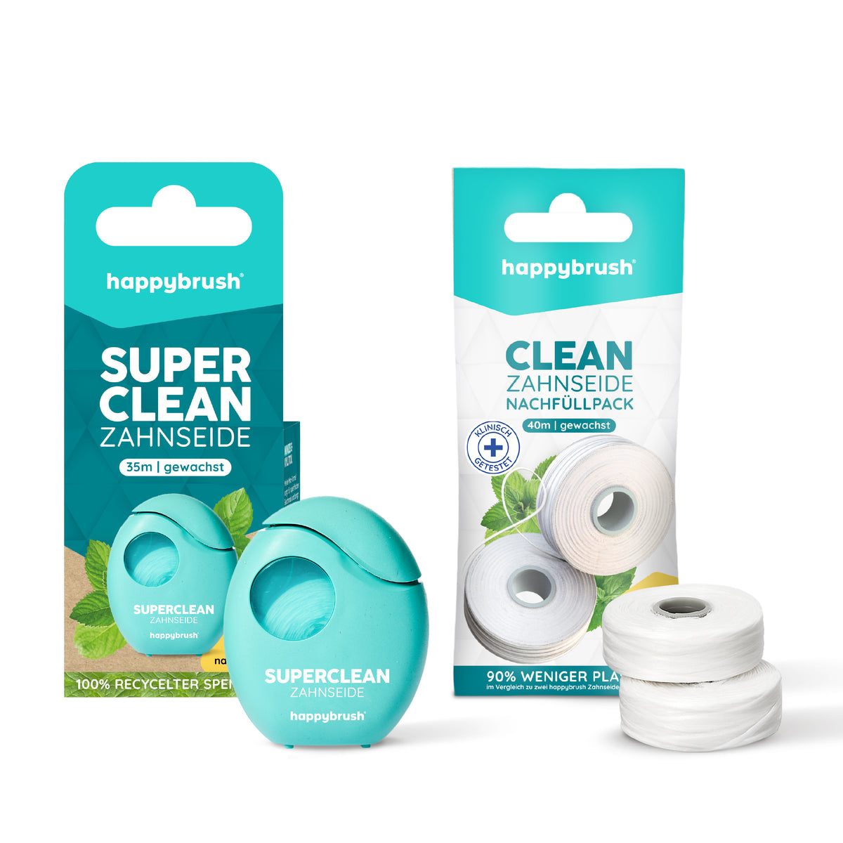 Refill Set | Superclean Zahnseide + Nachfüllpack
