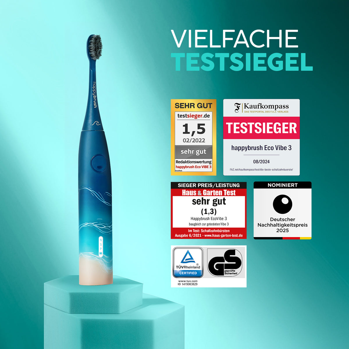 OCEAN SCHALLZAHNBÜRSTE + SHOWER KIT