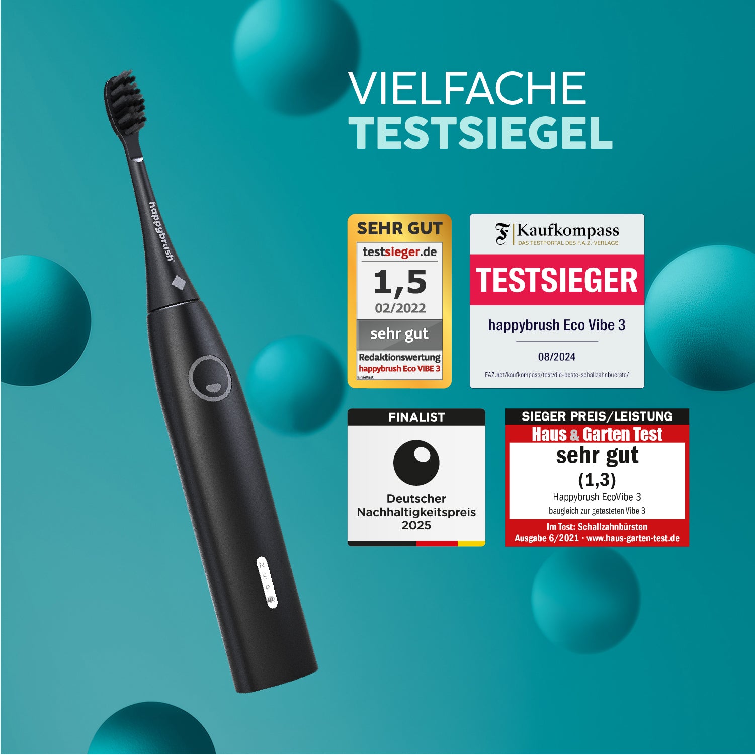Schallzahnbürste Eco Vibe 3 | NTV Exklusiv
