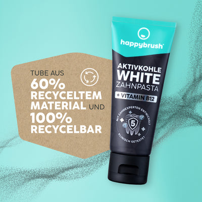 Aktivkohle White Zahnpasta