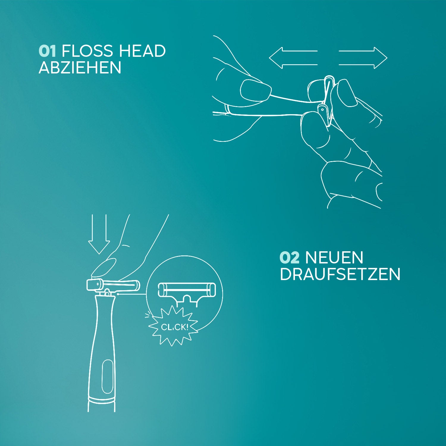 Floss Heads für esaflosser One by esavea