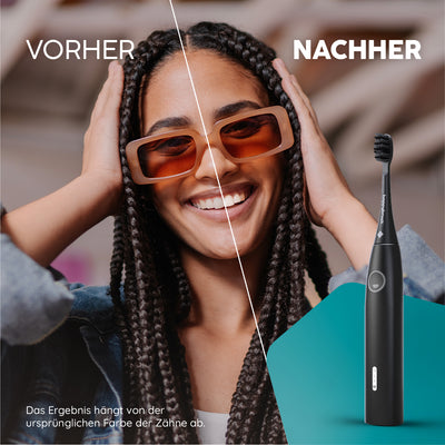 Schallzahnbürste Eco Vibe 3+ Set S | Allblack