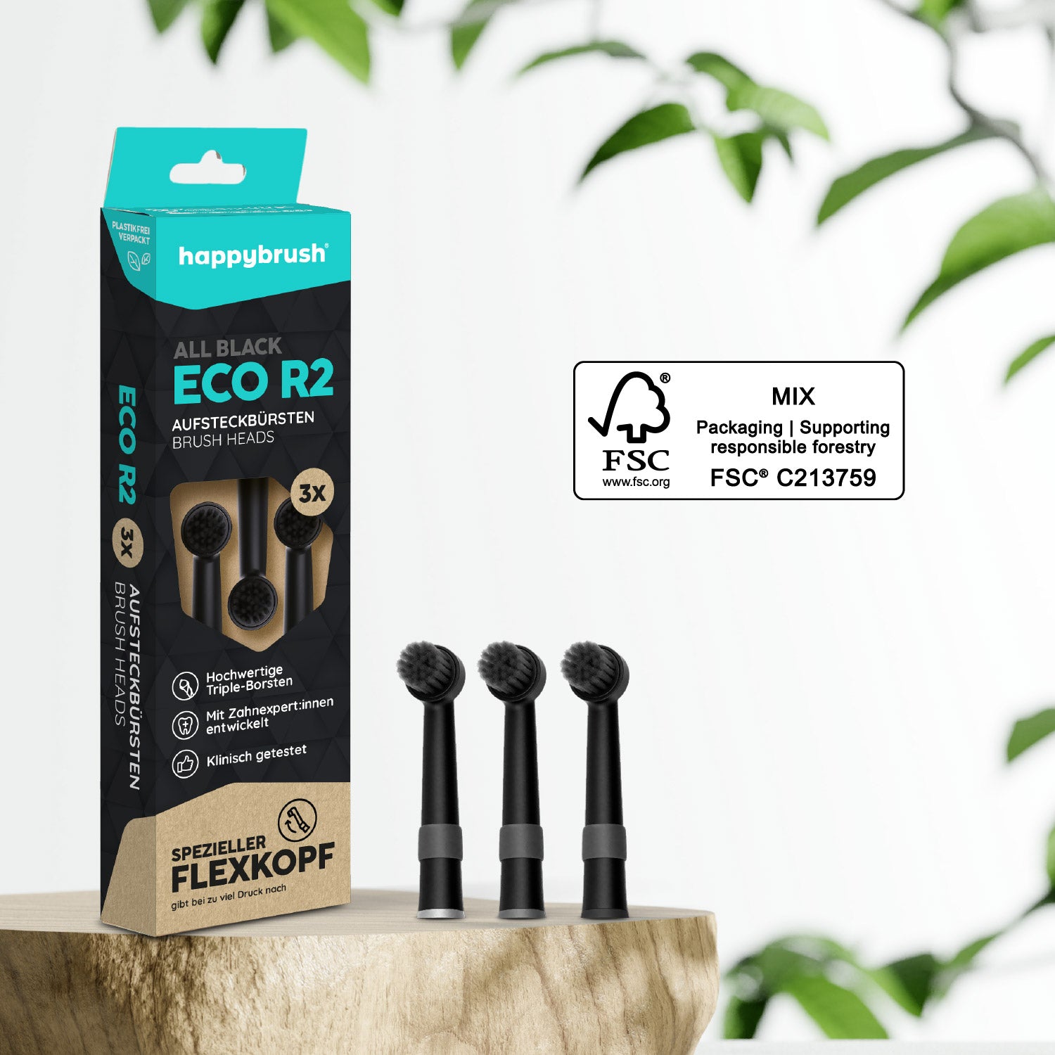 Aufsteckbürsten R2 | Allblack