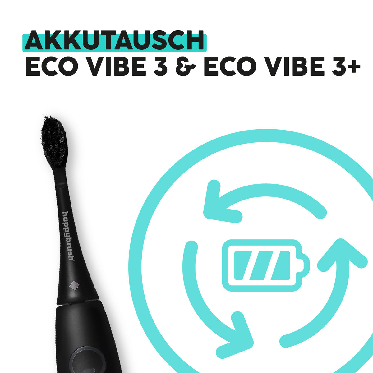 Akkutausch Eco Vibe 3 & Eco Vibe 3+