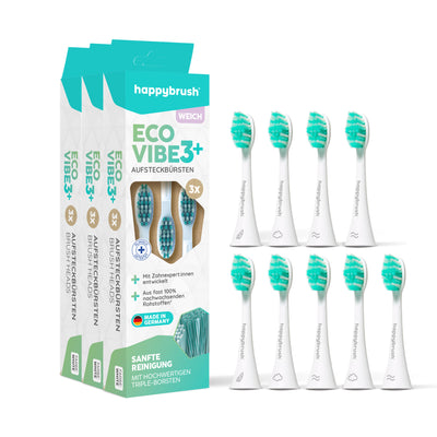 Aufsteckbürsten Eco Vibe 3 | White-Mint