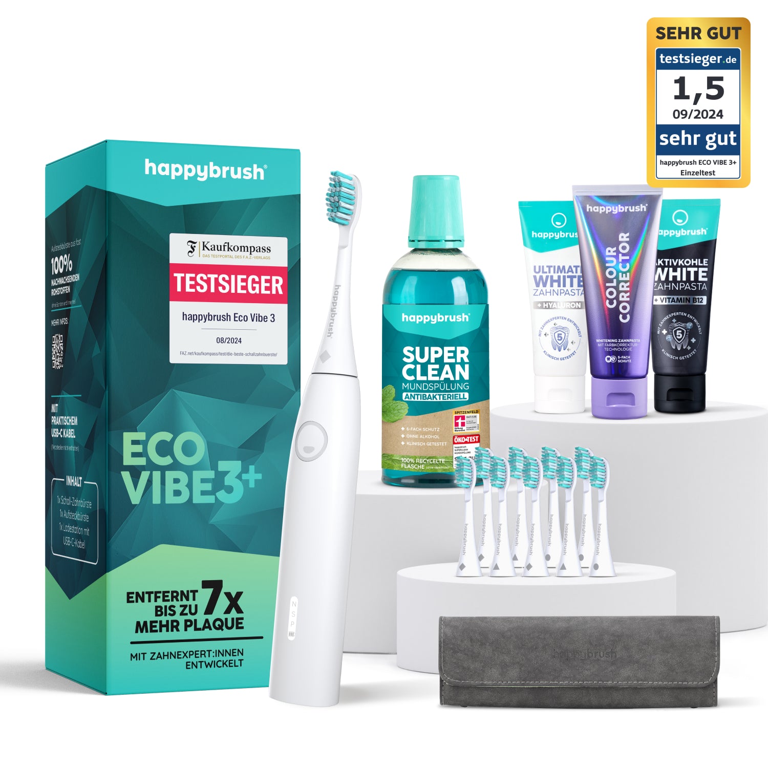 Schallzahnbürste Eco Vibe 3+