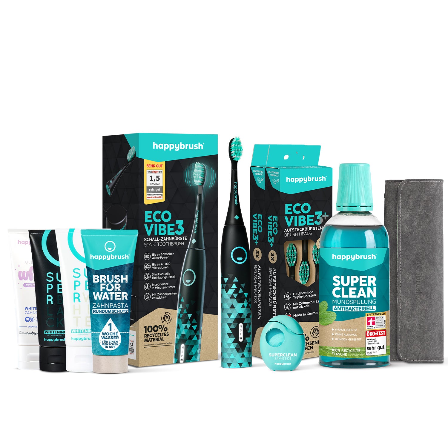 Schallzahnbürste Eco VIBE 3 | Set XL