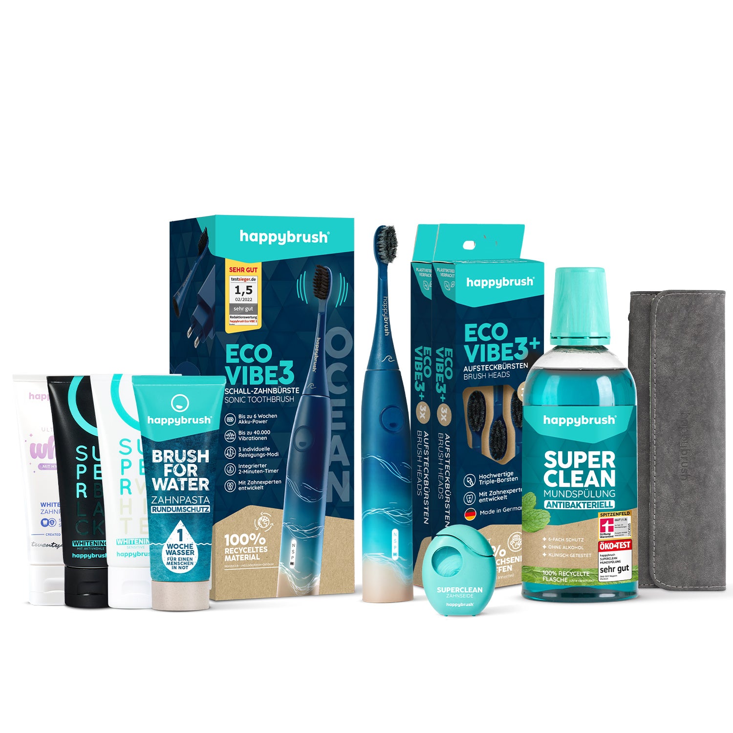 Schallzahnbürste Eco VIBE 3 | Set XL