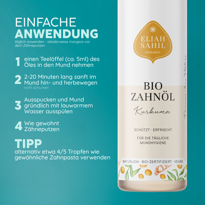 Bio Zahnöl | Kurkuma by Eliah Sahil