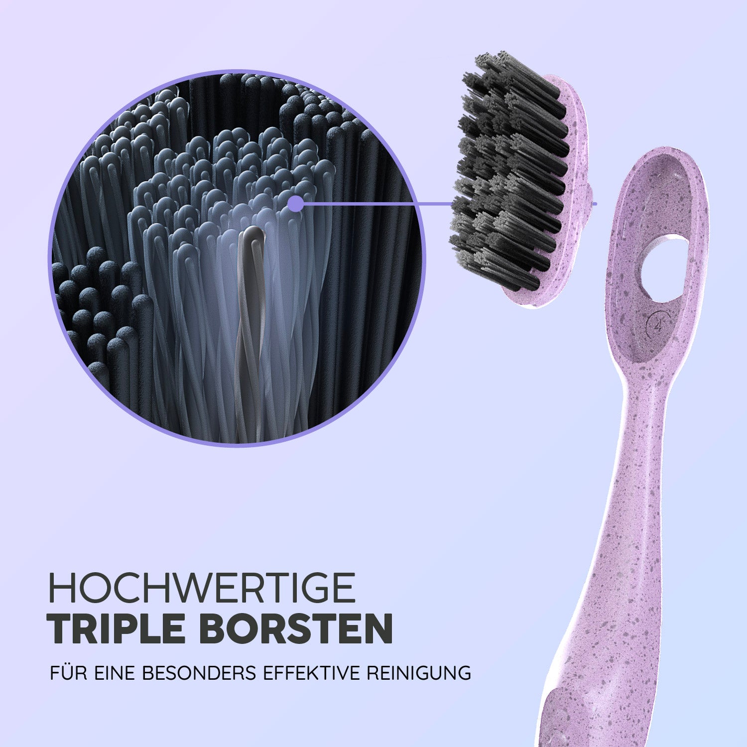 EcoChange Zahnbürste | Rosa