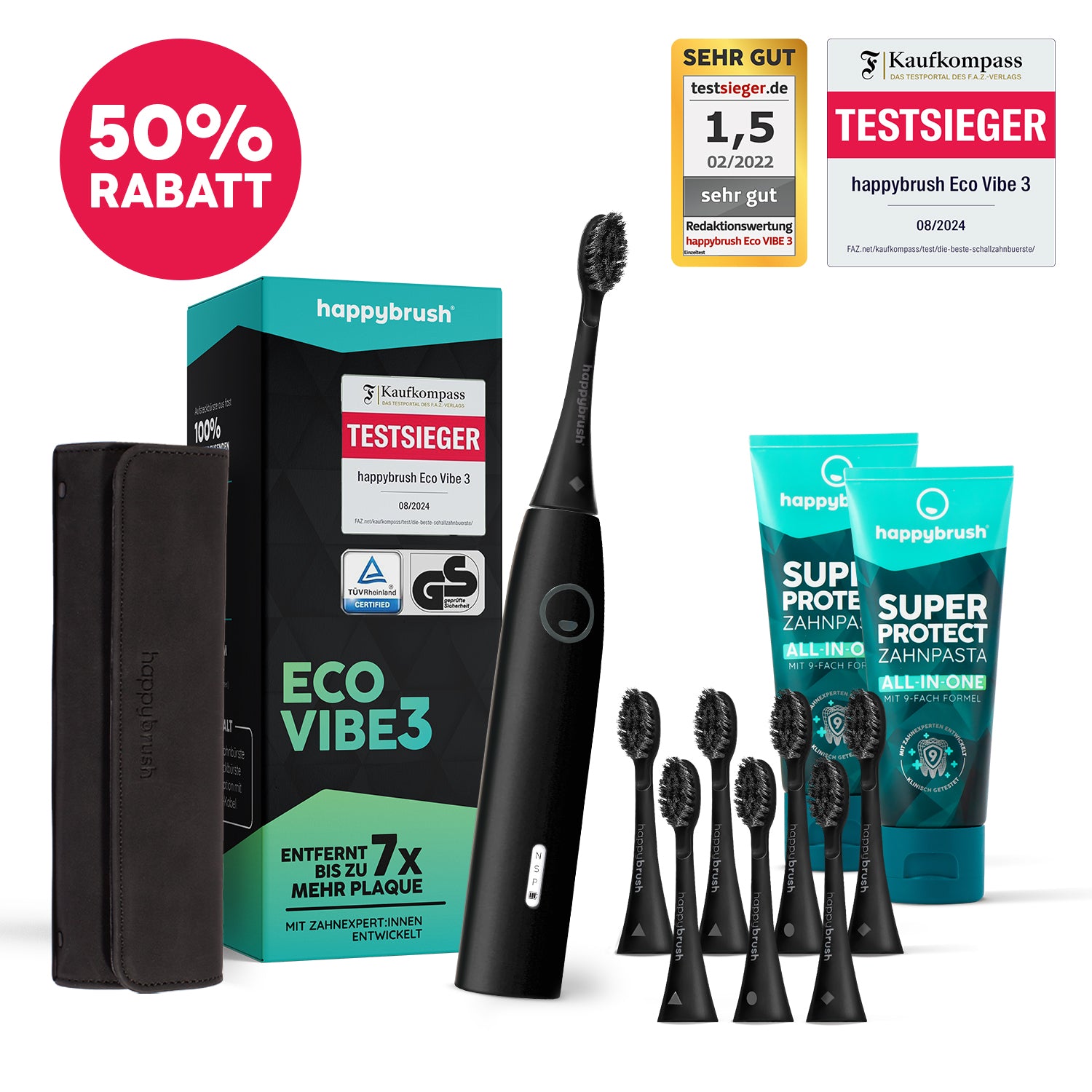 Schallzahnbürste Eco Vibe 3 | NTV Exklusiv