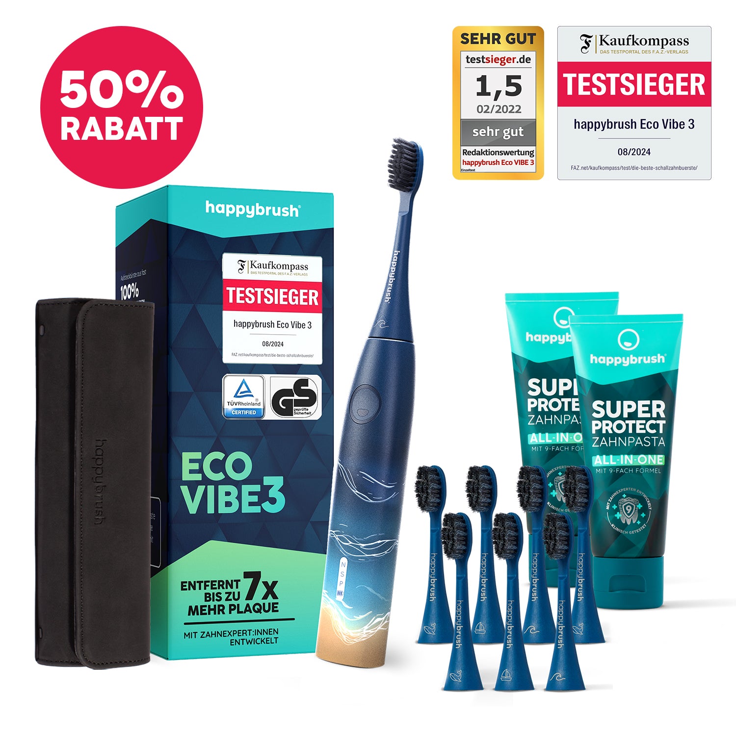 Schallzahnbürste Eco Vibe 3 | NTV Exklusiv