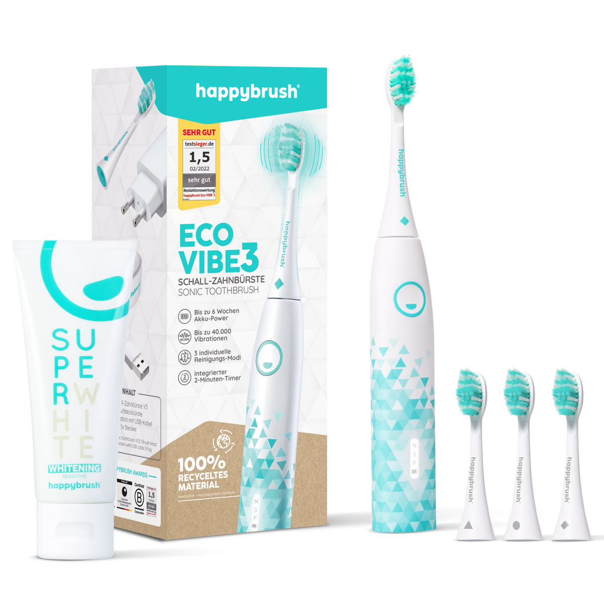 Starter Set Eco VIBE 3 White-Mint | BLACK DEALS
