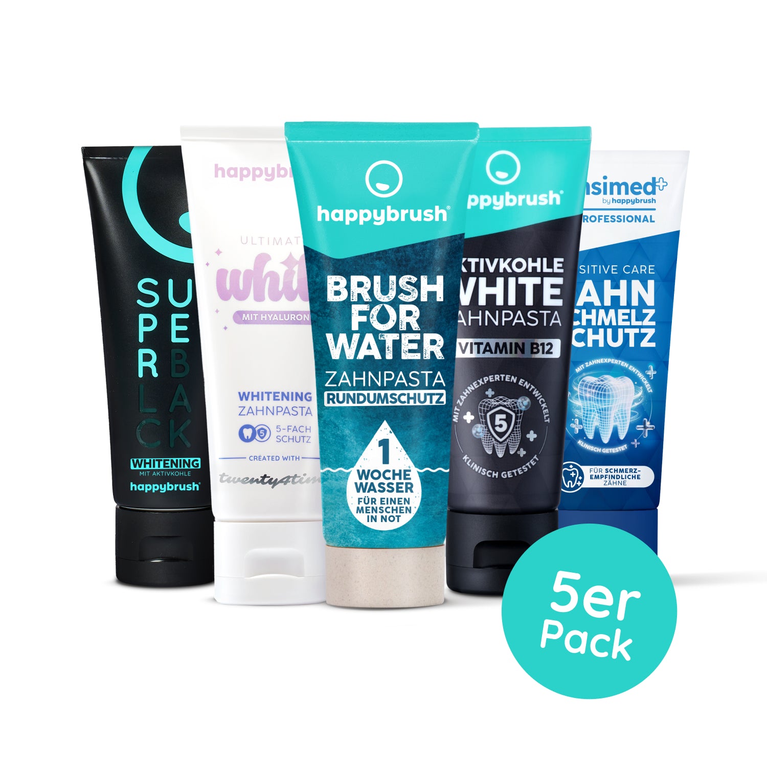 Zahnpasta Probierset Mittel