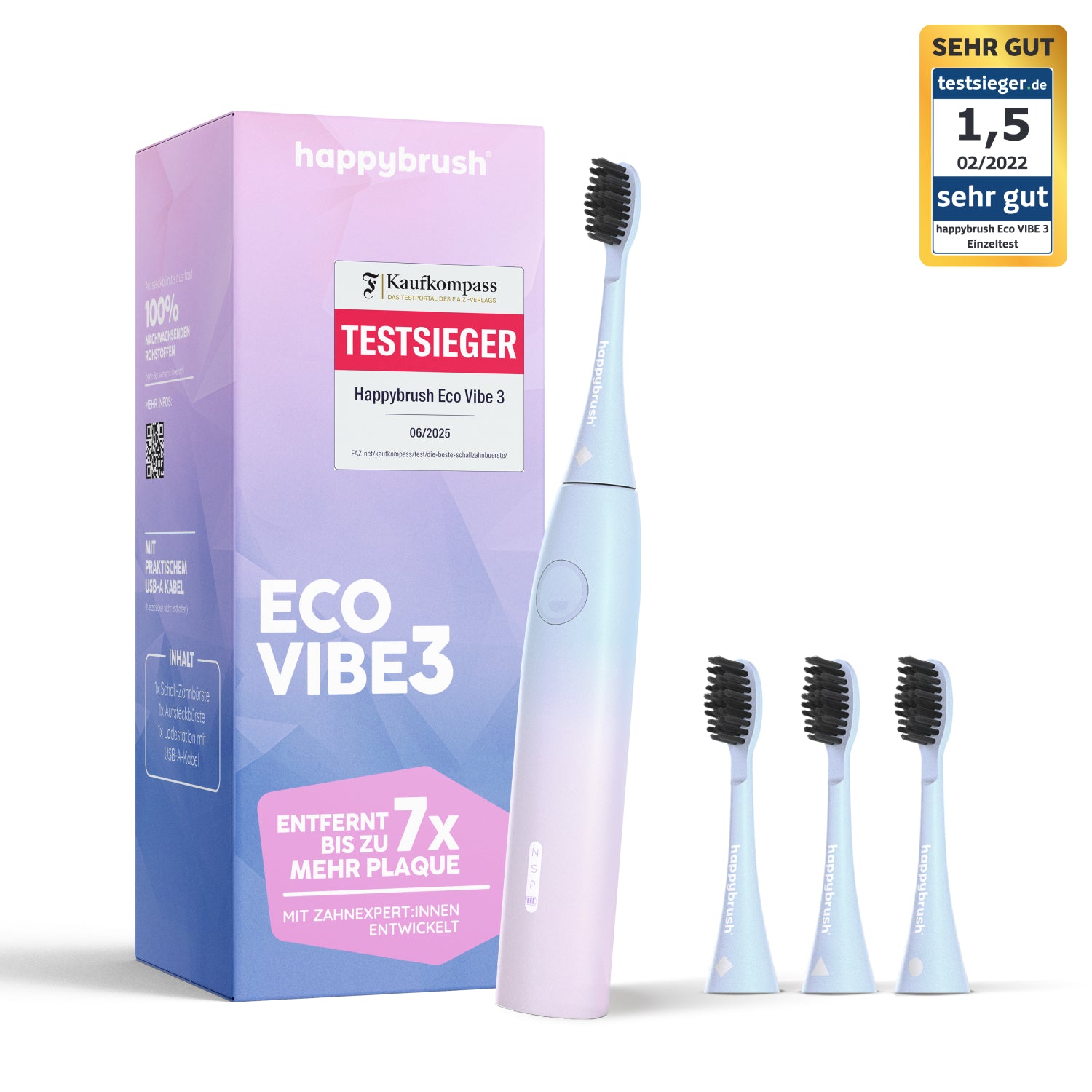 Schallzahnbürste Eco Vibe 3