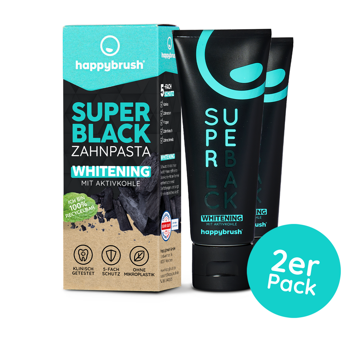 Superblack Whitening Zahnpasta