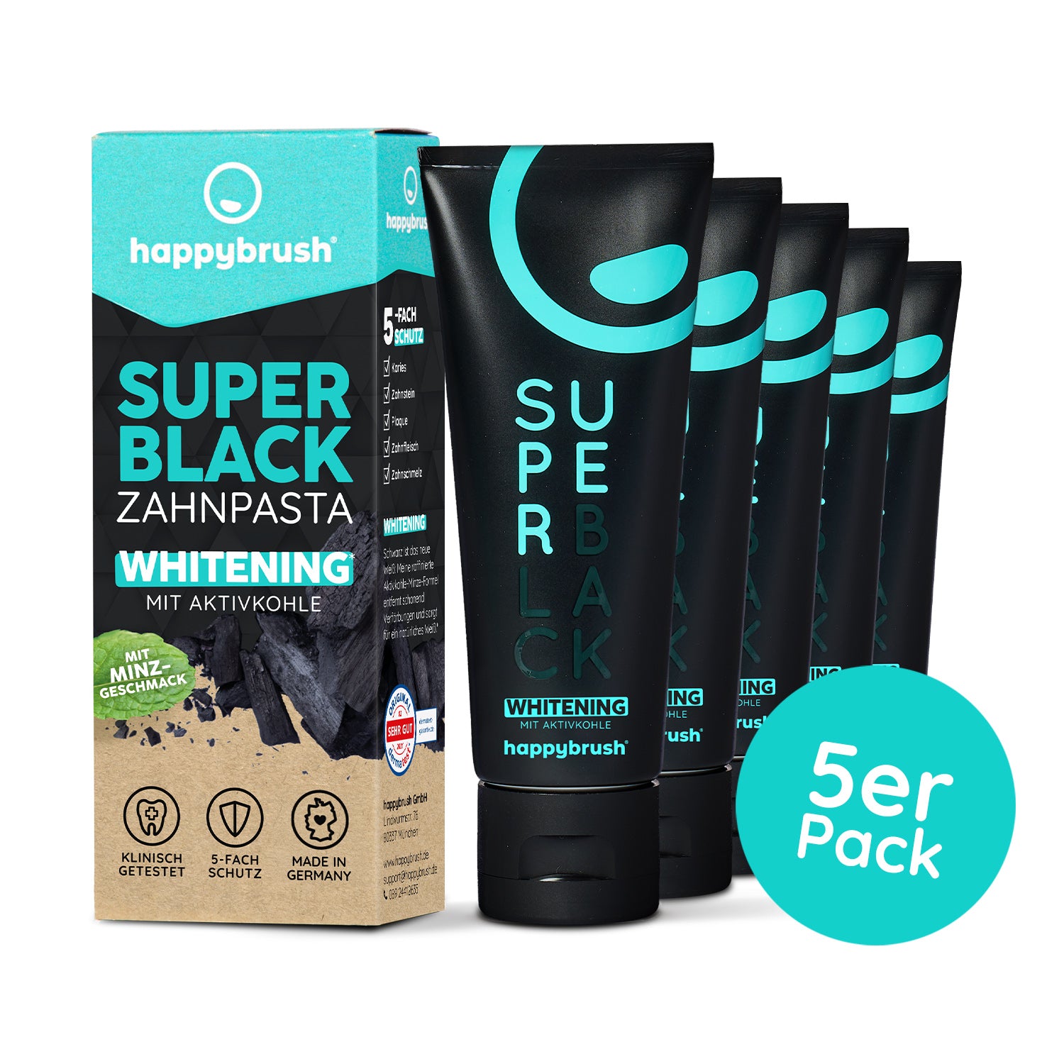 Superblack Whitening Zahnpasta