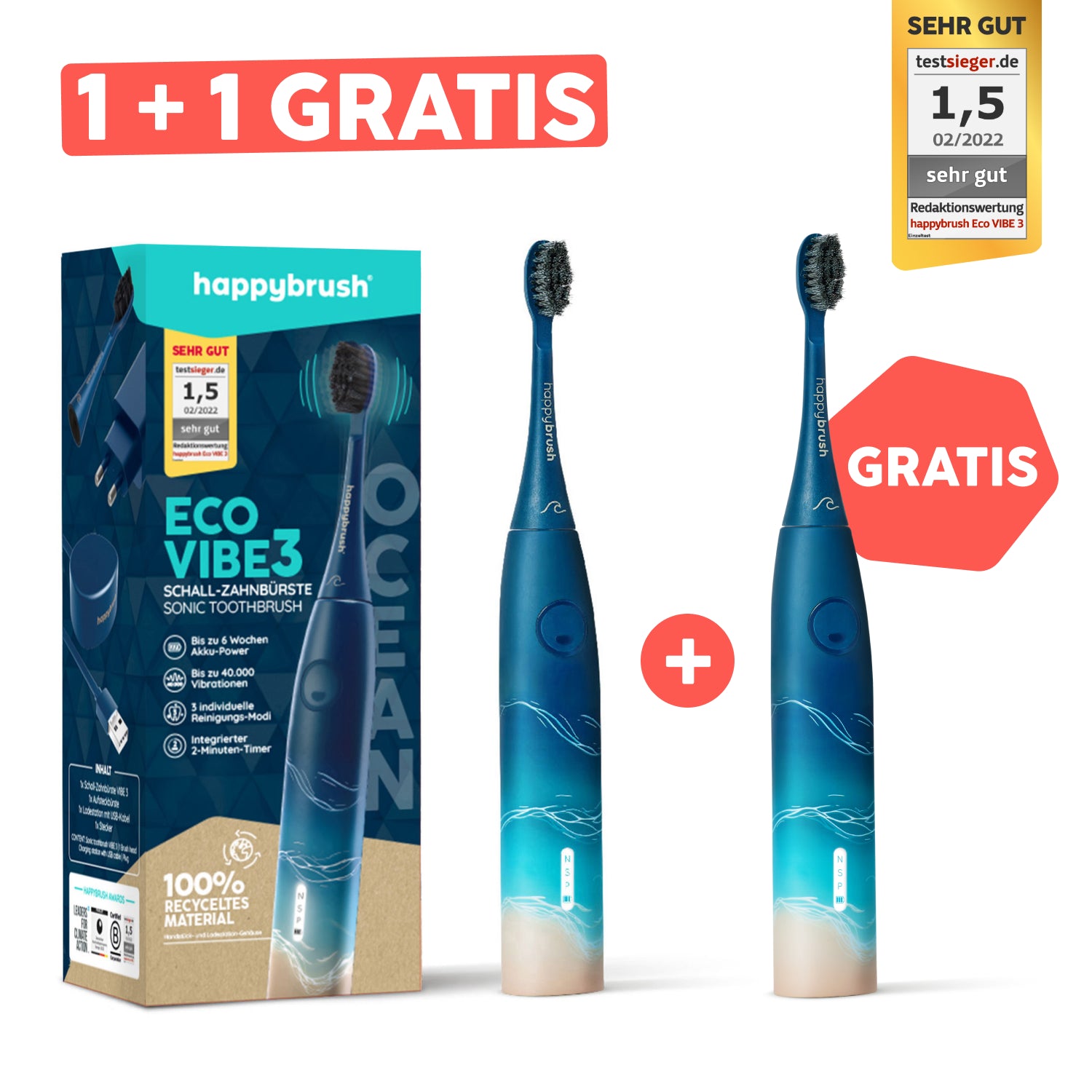 Eco Vibe 3 | Ocean + 1 gratis