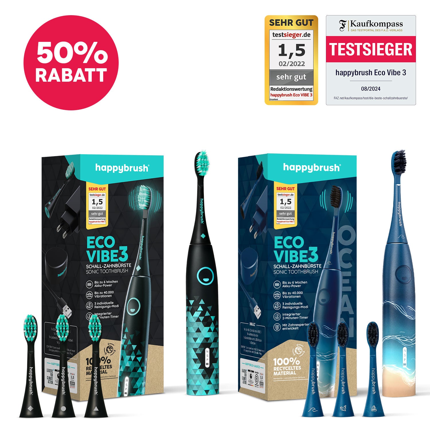 ntv Deal: Schallzahnbürste Eco Vibe 3